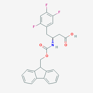 B088078 (R)-3-((((9H-Fluoren-9-yl)methoxy)carbonyl)amino)-4-(2,4,5-trifluorophenyl)butanoic acid CAS No. 1217818-53-5