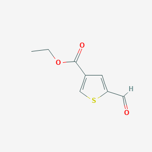 molecular formula C8H8O3S B8808096 Ethyl 5-formylthiophene-3-carboxylate CAS No. 67808-67-7