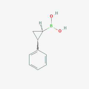B8808172 trans-2-Phenylcyclopropylboronic acid CAS No. 217634-41-8