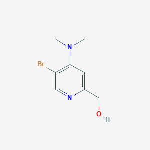 molecular formula C8H11BrN2O B8808246 (5-Bromo-4-(dimethylamino)pyridin-2-yl)methanol CAS No. 103971-45-5