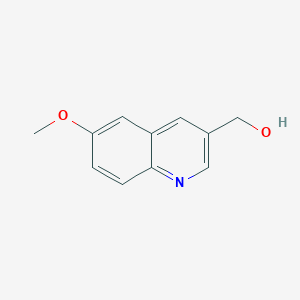 molecular formula C11H11NO2 B8808268 (6-Methoxyquinolin-3-yl)methanol 