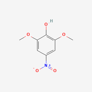 molecular formula C8H9NO5 B8808276 2,6-Dimethoxy-4-nitrophenol 