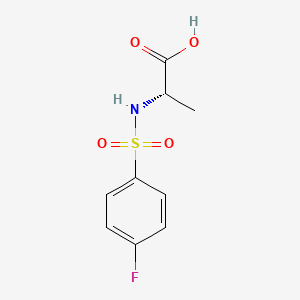 molecular formula C9H10FNO4S B8808286 (S)-2-(4-fluoro-benzenesulfonylamino)-propionic acid 