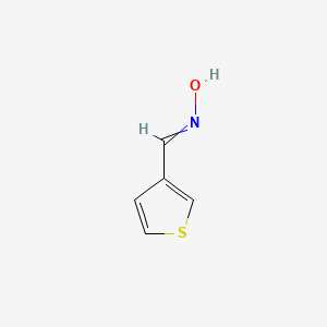 molecular formula C5H5NOS B8808332 N-(thiophen-3-ylmethylidene)hydroxylamine 