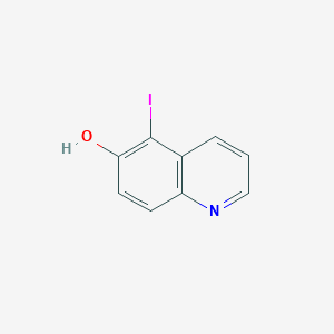 molecular formula C9H6INO B8808345 5-Iodoquinolin-6-ol 
