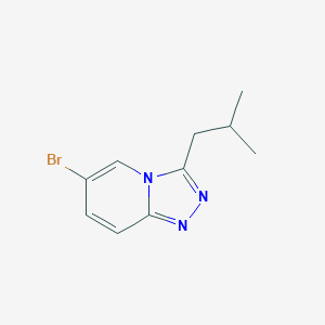 molecular formula C10H12BrN3 B8808348 6-Bromo-3-isobutyl-[1,2,4]triazolo[4,3-a]pyridine 