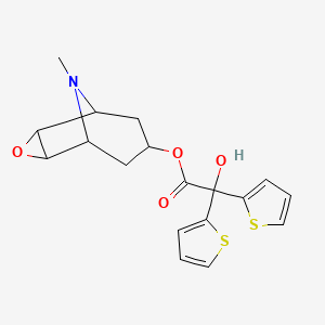 molecular formula C18H19NO4S2 B8808391 N-Demethyl Tiotropium 