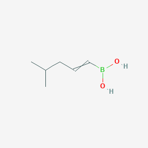 molecular formula C6H13BO2 B8808436 4-methylpent-1-enylboronic Acid 