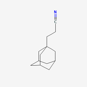 molecular formula C13H19N B8808490 3-(1-Adamantyl)propanenitrile 