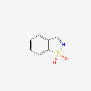molecular formula C7H5NO2S B8808539 Benzo[d]isothiazole 1,1-dioxide CAS No. 5669-05-6