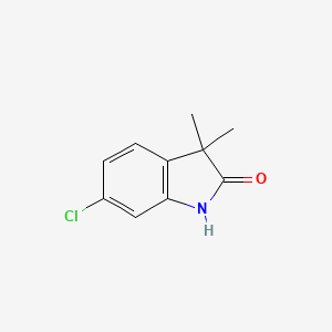 molecular formula C10H10ClNO B8808564 6-Chloro-3,3-dimethylindolin-2-one 