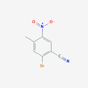molecular formula C8H5BrN2O2 B8808817 2-Bromo-4-methyl-5-nitrobenzonitrile 