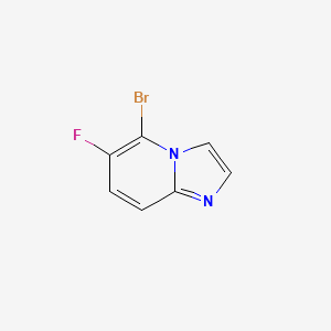 molecular formula C7H4BrFN2 B8808874 5-Bromo-6-fluoroimidazo[1,2-a]pyridine 