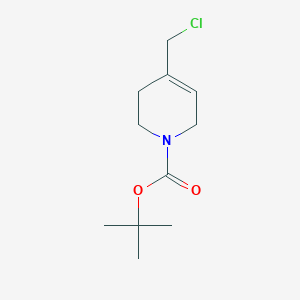 molecular formula C11H18ClNO2 B8808981 tert-Butyl 4-(chloromethyl)-5,6-dihydropyridine-1(2H)-carboxylate CAS No. 159635-23-1