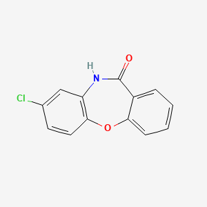 molecular formula C13H8ClNO2 B8809009 2-Chlorodibenz(b,f)-1,4-oxazepin-11(10H)-one 