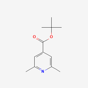 molecular formula C12H17NO2 B8809048 tert-Butyl 2,6-dimethylisonicotinate 