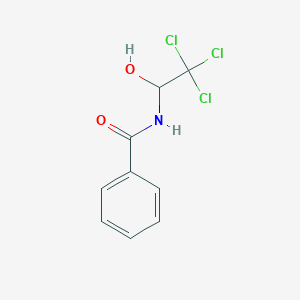 molecular formula C9H8Cl3NO2 B8809069 N-(2,2,2-trichloro-1-hydroxyethyl)benzamide CAS No. 6316-07-0