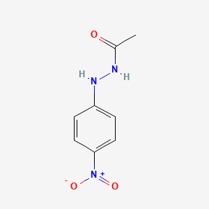 molecular formula C8H9N3O3 B8809076 Acetic acid, 2-(4-nitrophenyl)hydrazide CAS No. 2719-13-3