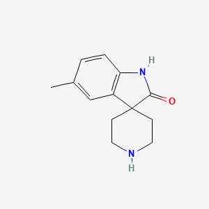 molecular formula C13H16N2O B8809149 5-Methylspiro[indoline-3,4'-piperidin]-2-one 
