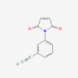 molecular formula C12H7NO2 B8809155 1H-Pyrrole-2,5-dione, 1-(3-ethynylphenyl)- CAS No. 105280-01-1