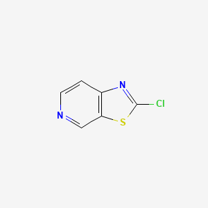 molecular formula C6H3ClN2S B8809159 2-Chlorothiazolo[5,4-c]pyridine 