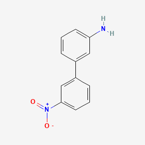 molecular formula C12H10N2O2 B8809160 3-Biphenylamine, 3'-nitro- CAS No. 31835-64-0