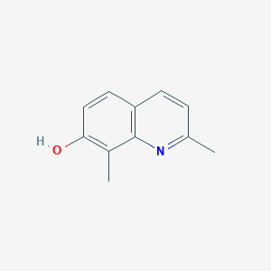 molecular formula C11H11NO B8809187 2,8-Dimethylquinolin-7-ol 