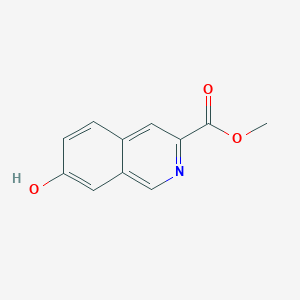 molecular formula C11H9NO3 B8809293 Methyl 7-hydroxyisoquinoline-3-carboxylate 