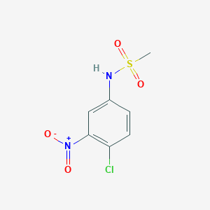 molecular formula C7H7ClN2O4S B8809308 N-(4-chloro-3-nitrophenyl)methanesulfonamide 