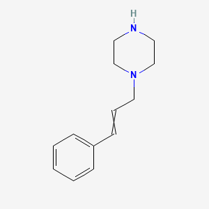 molecular formula C13H18N2 B8809312 Cinnamylpiperazine 