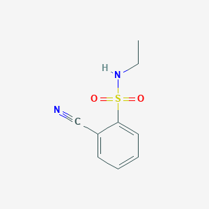 molecular formula C9H10N2O2S B8809347 2-cyano-N-ethylbenzenesulfonamide CAS No. 632301-24-7