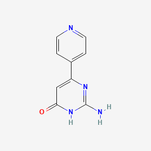 2-Amino-6-(4-pyridinyl)-4-pyrimidinol