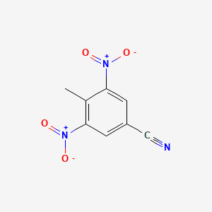 molecular formula C8H5N3O4 B8809371 4-Methyl-3,5-dinitrobenzonitrile 
