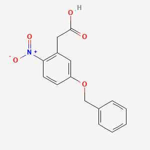 5-(Benzyloxy)-2-nitrophenylacetic Acid