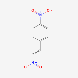 molecular formula C8H6N2O4 B8809672 1-Nitro-4-(2-nitro-vinyl)-benzene 