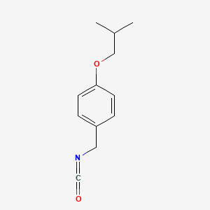 molecular formula C12H15NO2 B8809746 1-Isobutoxy-4-(isocyanatomethyl)benzene CAS No. 639863-75-5