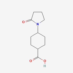 molecular formula C11H17NO3 B8809773 Trans-4-(2-oxo-pyrrolidin-1-yl)cyclohexanecarboxylic acid CAS No. 820232-38-0