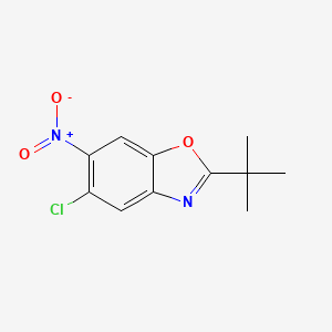 2-Tert-butyl-5-chloro-6-nitrobenzoxazole