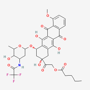 molecular formula C34H36F3NO13 B8809824 Valstar CAS No. 136816-53-0