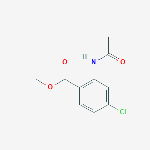 Benzoic acid, 2-(acetylamino)-4-chloro-, methyl ester