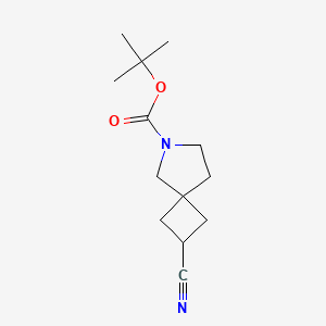 Tert-butyl 2-cyano-6-azaspiro[3.4]octane-6-carboxylate