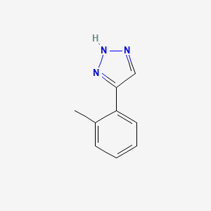 molecular formula C9H9N3 B8809872 5-(2-methylphenyl)-1H-1,2,3-triazole 