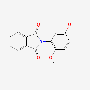 molecular formula C16H13NO4 B8809891 1H-Isoindole-1,3(2H)-dione, 2-(2,5-dimethoxyphenyl)- CAS No. 19555-15-8