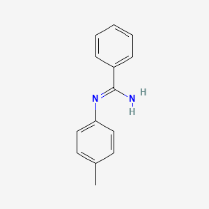 N'-(4-methylphenyl)benzenecarboximidamide