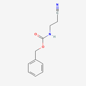 molecular formula C11H12N2O2 B8809952 benzyl N-(2-cyanoethyl)carbamate CAS No. 18877-96-8