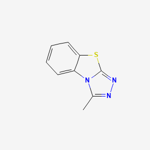 molecular formula C9H7N3S B8809955 3-Methyl(1,2,4)triazolo(3,4-b)(1,3)benzothiazole CAS No. 41814-60-2
