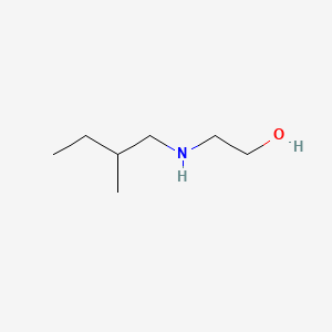 molecular formula C7H17NO B8810046 2-(2-Methylbutylamino)ethanol CAS No. 71172-58-2