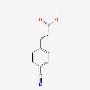 molecular formula C11H9NO2 B8810061 2-Propenoic acid, 3-(4-cyanophenyl)-, methyl ester 
