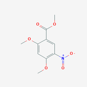 molecular formula C10H11NO6 B8810089 Methyl 2,4-dimethoxy-5-nitrobenzoate 
