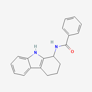 molecular formula C19H18N2O B8810100 N-(2,3,4,9-tetrahydro-1H-carbazol-1-yl)benzamide CAS No. 827590-73-8